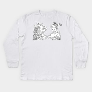 Villaneve Sketch Kids Long Sleeve T-Shirt